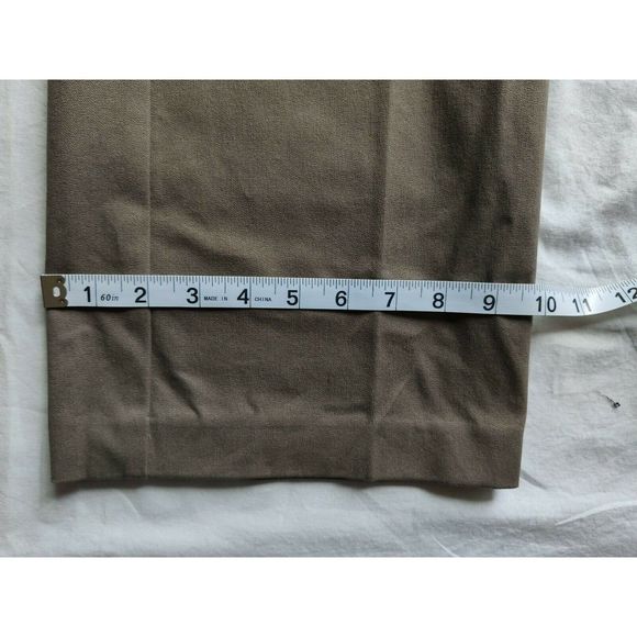 Ann Taylor Modern Fit Chino Pants Career Dress Slacks Brown Flat Front Size 10 - Picture 7 of 10